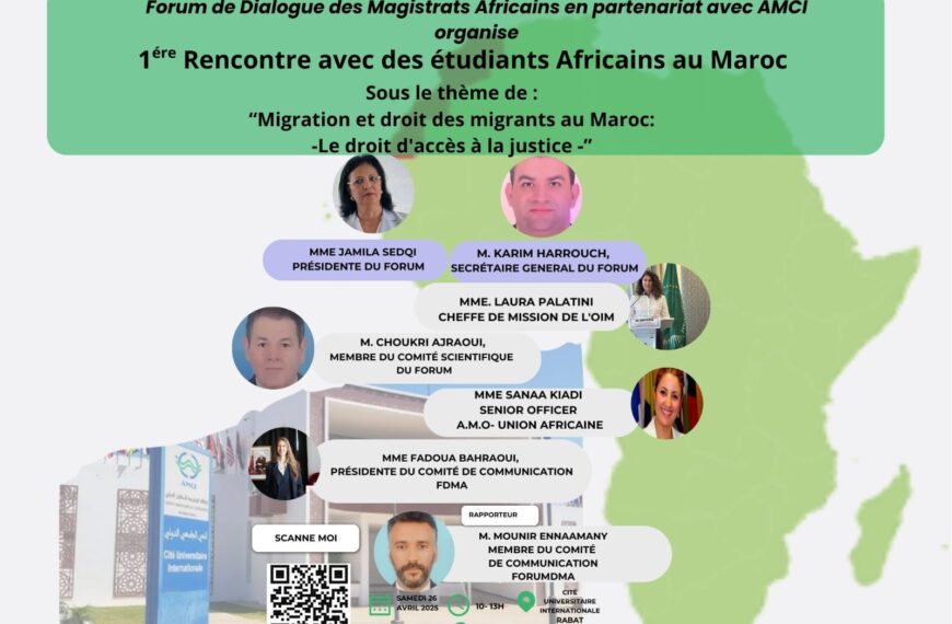 Migration, Droits des migrants au Maroc« Le Droit d’accès à la justice…